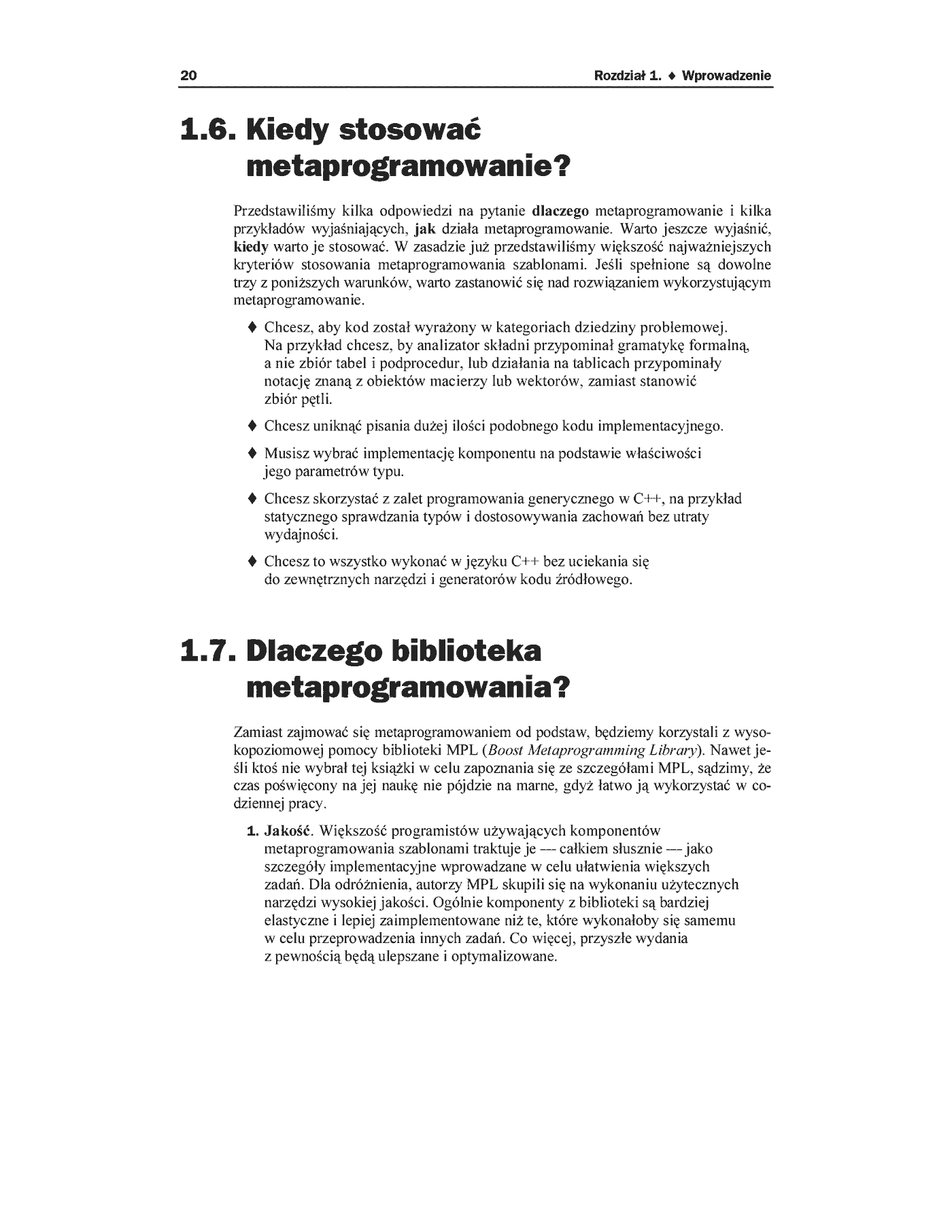 Fragment „Język C++. Metaprogramowanie za pomocą szablonów” — strona 12 z 13