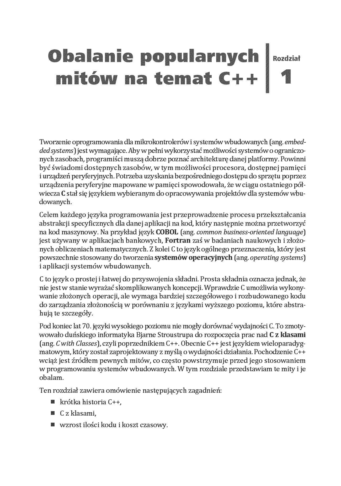 Fragment „C++ w systemach wbudowanych. Skuteczna migracja z C do nowoczesnego C++” — strona 11 z 30