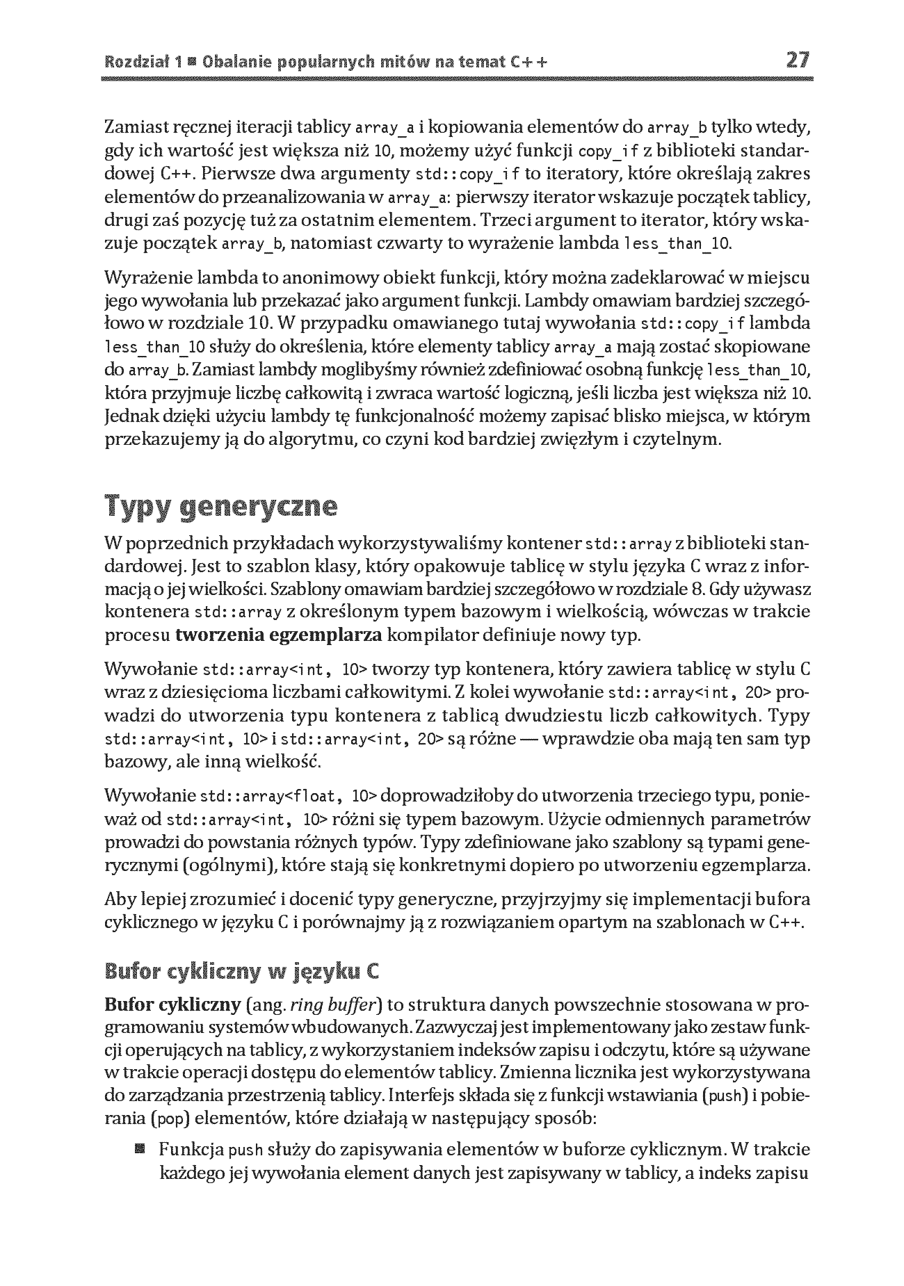 Fragment „C++ w systemach wbudowanych. Skuteczna migracja z C do nowoczesnego C++” — strona 15 z 30