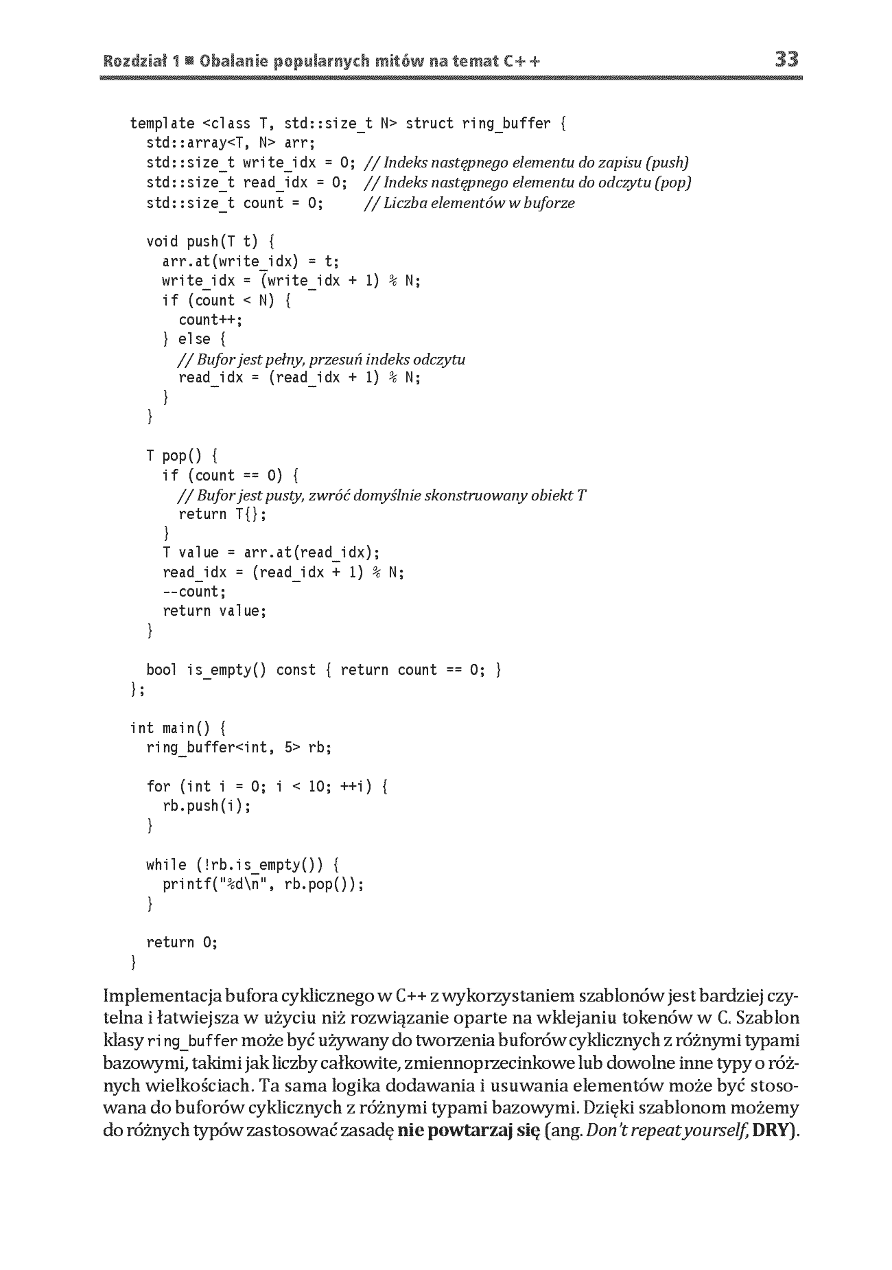 Fragment „C++ w systemach wbudowanych. Skuteczna migracja z C do nowoczesnego C++” — strona 21 z 30