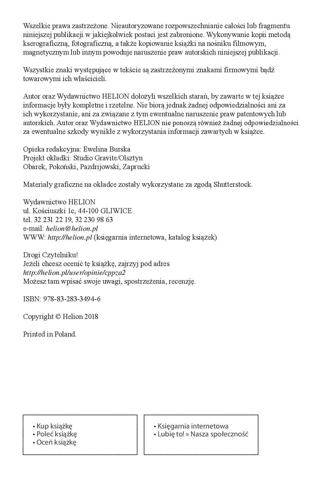 Fragment „C++. Zadania z programowania z przykładowymi rozwiązaniami. Wydanie II” — strona 2 z 14