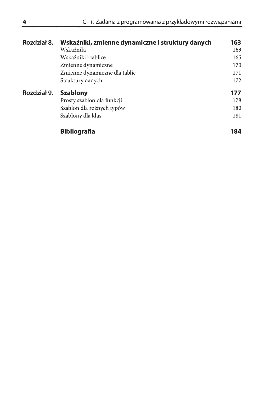 Fragment „C++. Zadania z programowania z przykładowymi rozwiązaniami. Wydanie II” — strona 4 z 14