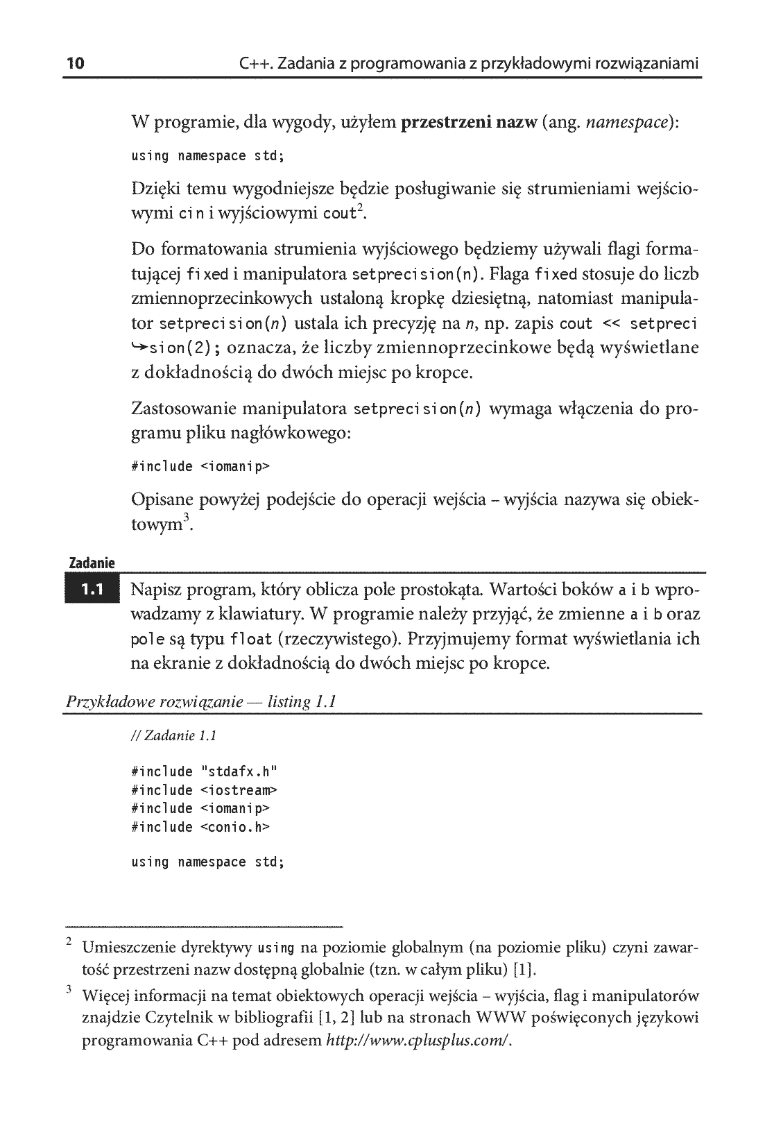 Fragment „C++. Zadania z programowania z przykładowymi rozwiązaniami. Wydanie II” — strona 6 z 14