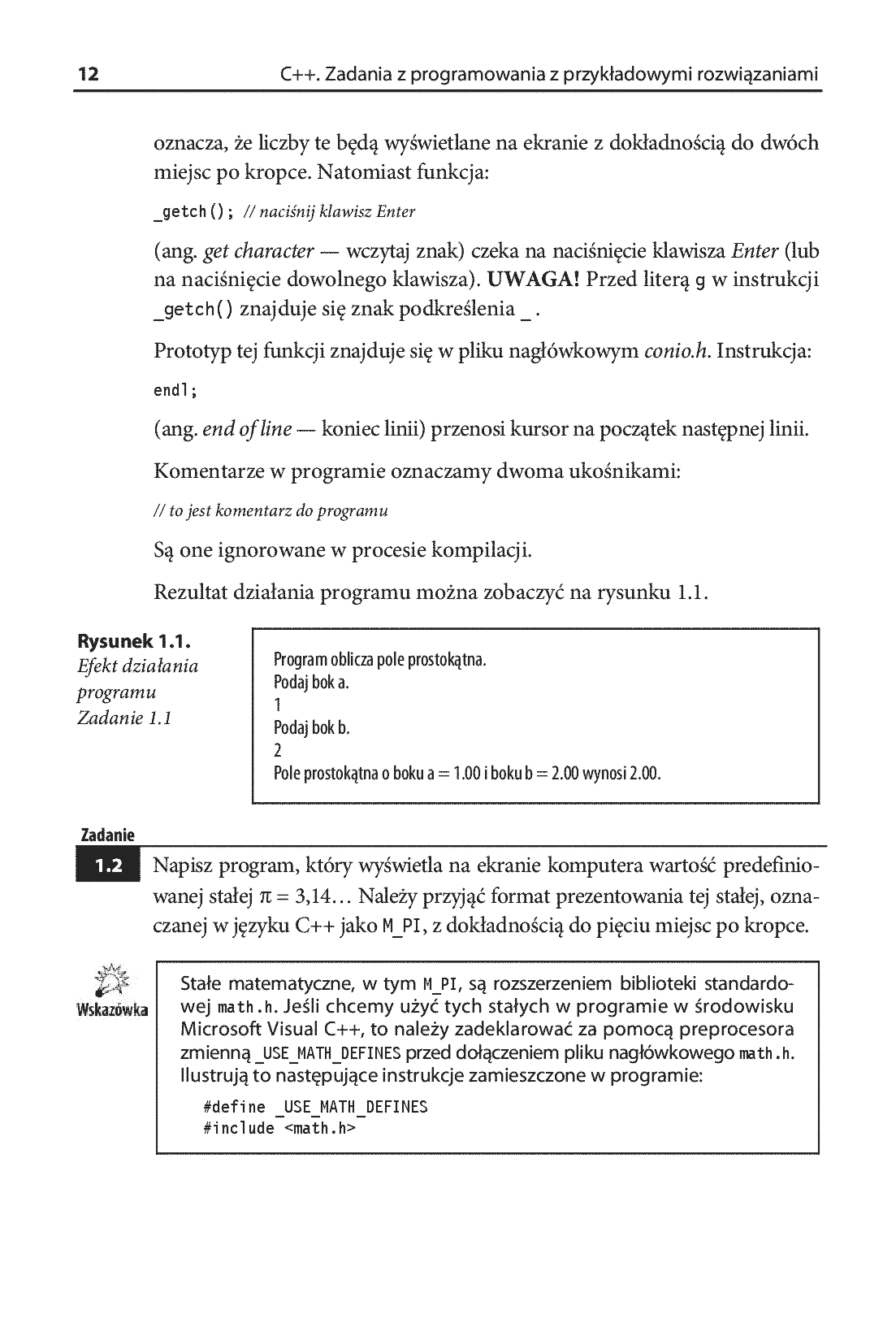Fragment „C++. Zadania z programowania z przykładowymi rozwiązaniami. Wydanie II” — strona 8 z 14