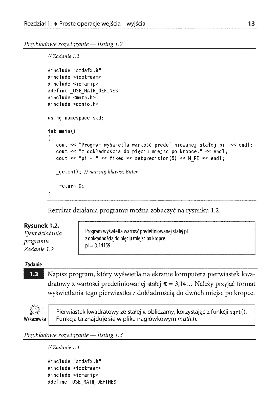 Fragment „C++. Zadania z programowania z przykładowymi rozwiązaniami. Wydanie II” — strona 9 z 14