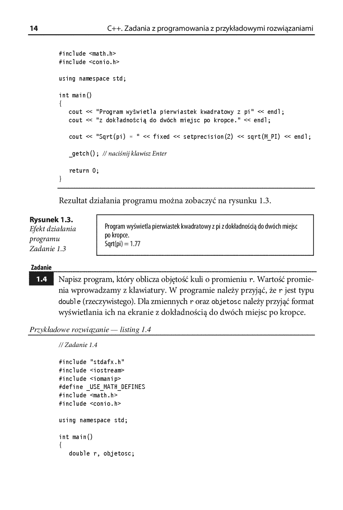 Fragment „C++. Zadania z programowania z przykładowymi rozwiązaniami. Wydanie II” — strona 10 z 14
