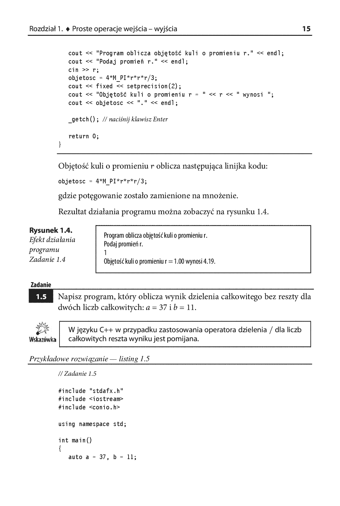 Fragment „C++. Zadania z programowania z przykładowymi rozwiązaniami. Wydanie II” — strona 11 z 14