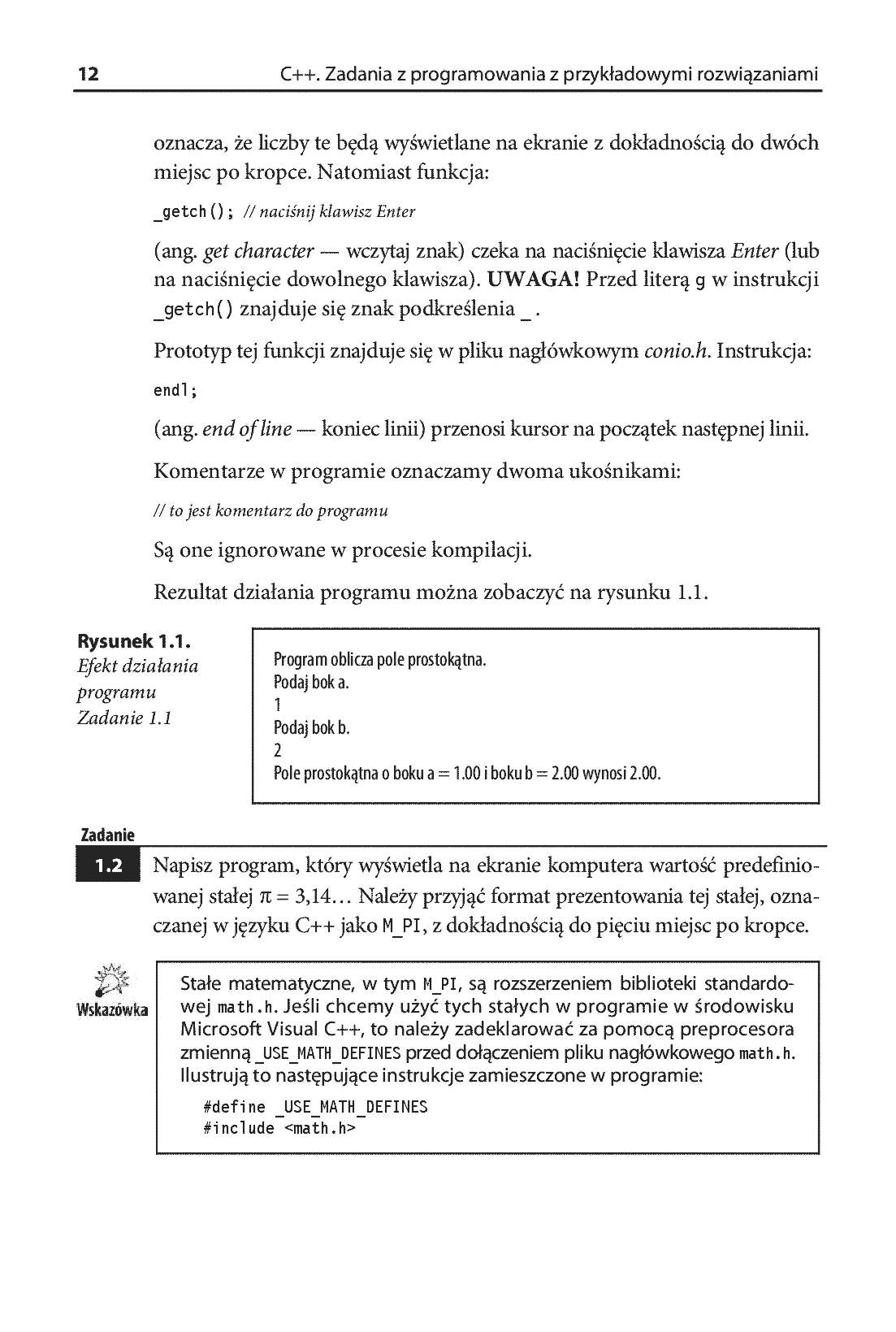 Fragment „C++. Zadania z programowania z przykładowymi rozwiązaniami. Wydanie III” — strona 8 z 16