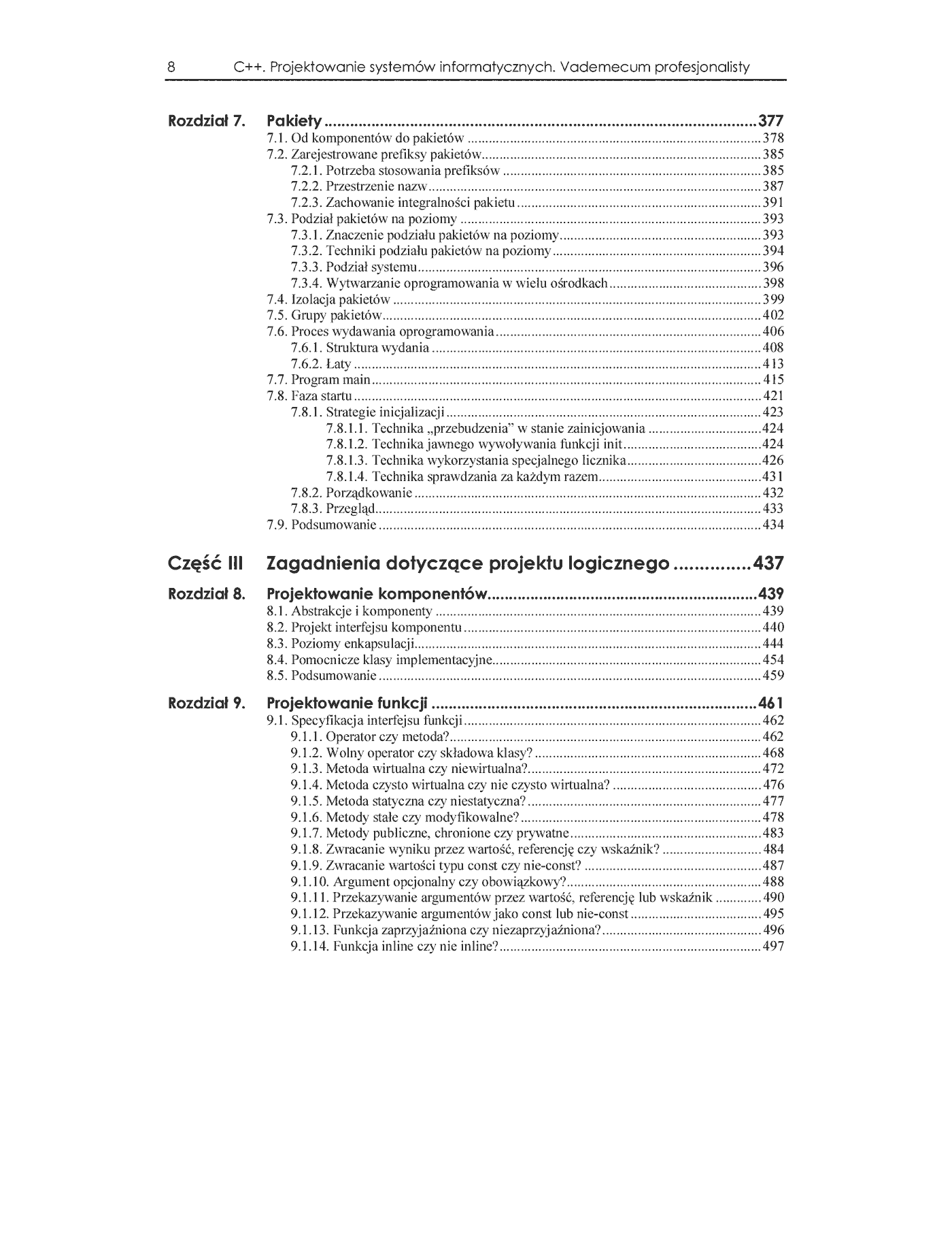 Fragment „C++. Projektowanie systemów informatycznych. Vademecum profesjonalisty” — strona 5 z 22