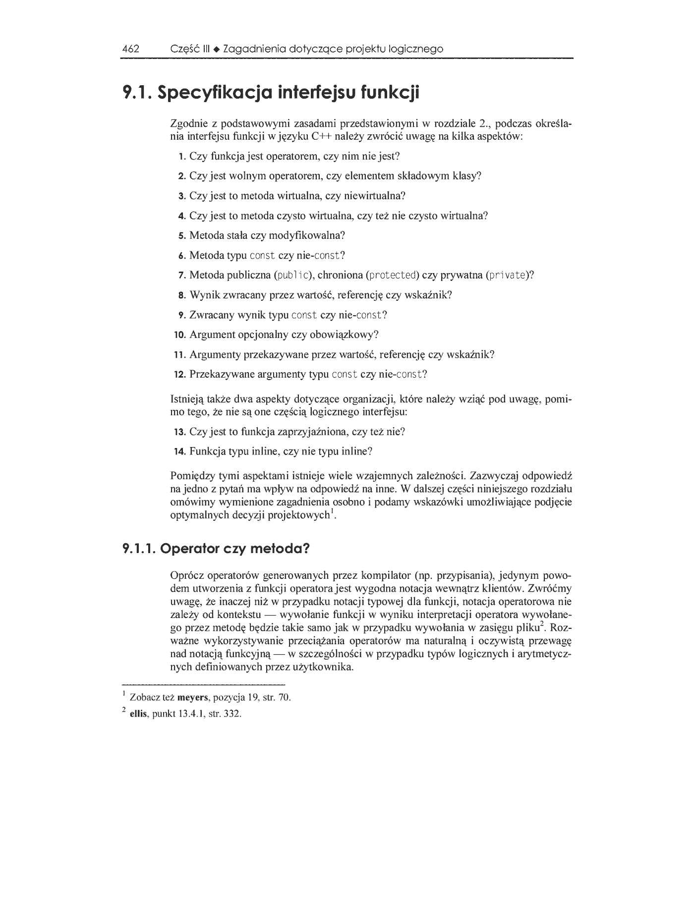 Fragment „C++. Projektowanie systemów informatycznych. Vademecum profesjonalisty” — strona 9 z 22