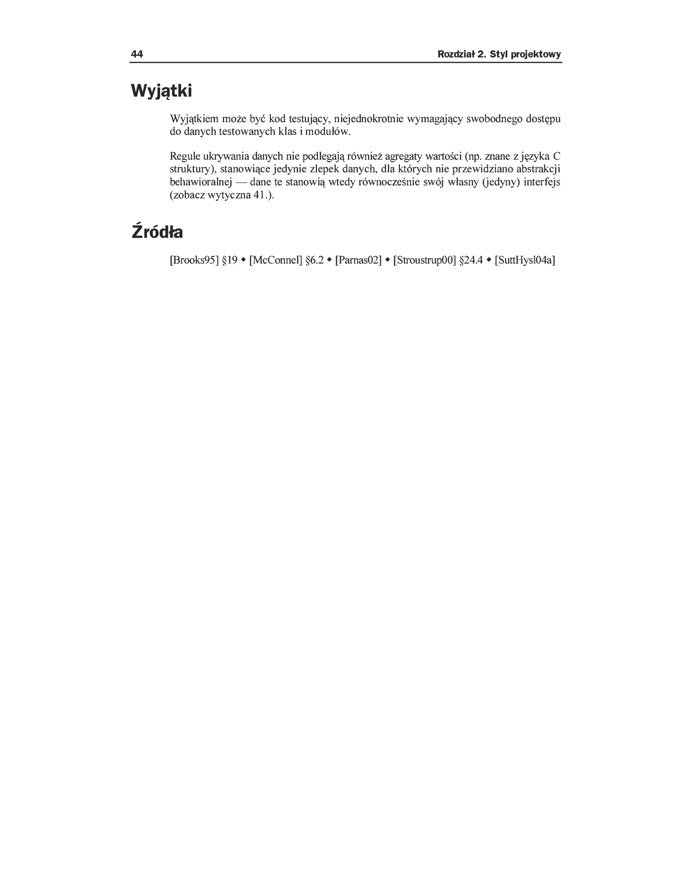 Fragment „Język C++. Standardy kodowania. 101 zasad, wytycznych i zalecanych praktyk” — strona 23 z 30