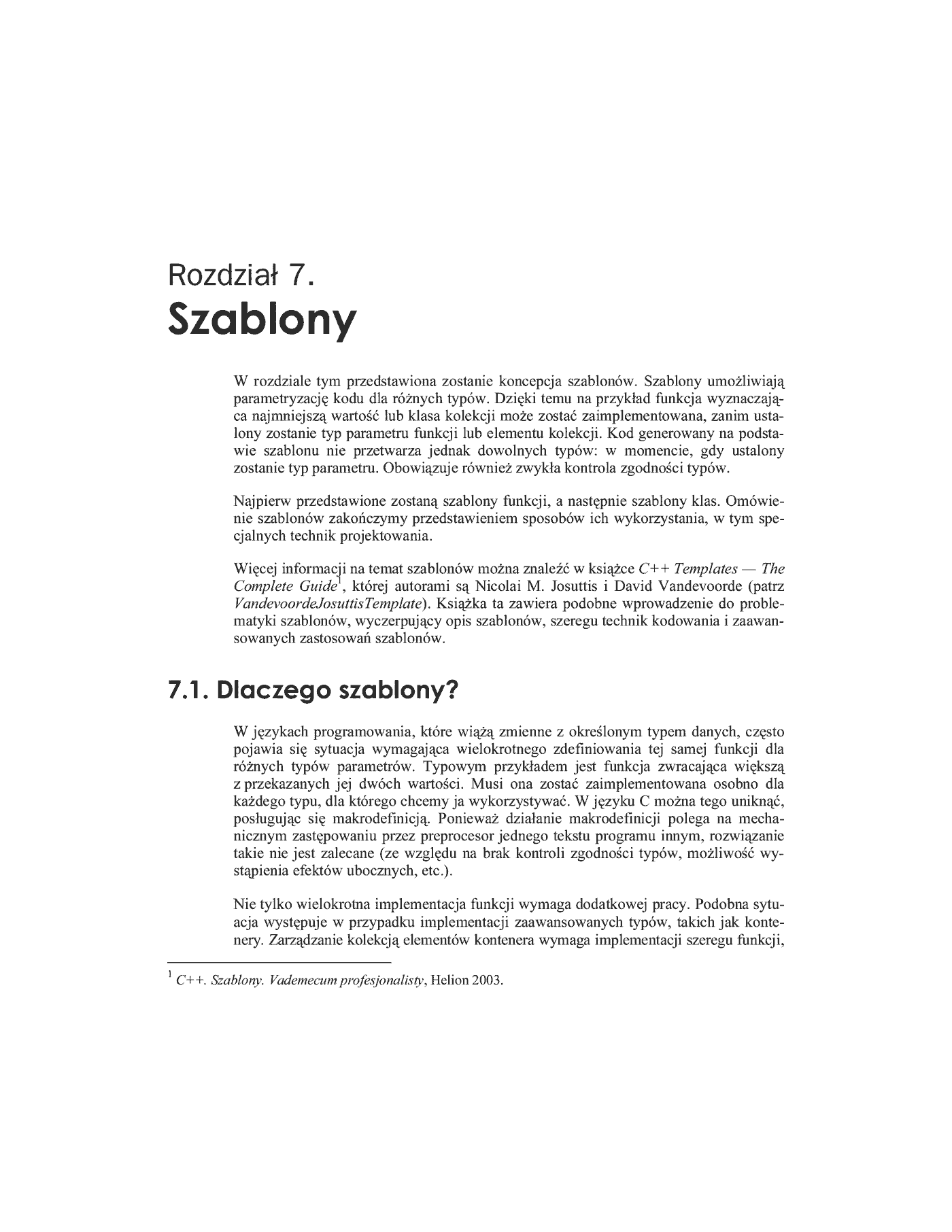 Fragment „C++. Programowanie zorientowane obiektowo. Vademecum profesjonalisty” — strona 10 z 30