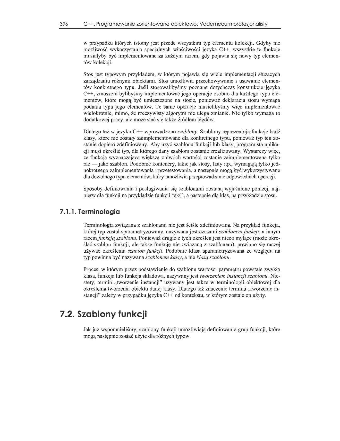 Fragment „C++. Programowanie zorientowane obiektowo. Vademecum profesjonalisty” — strona 11 z 30