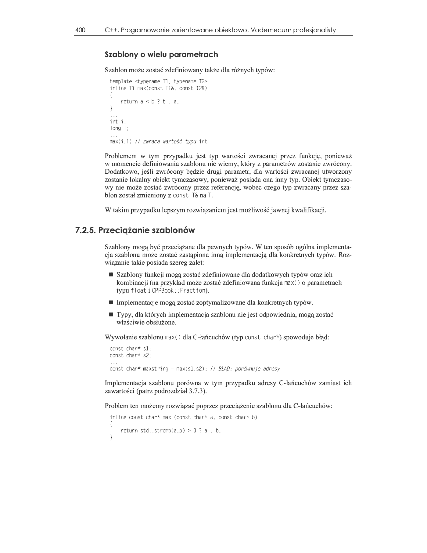 Fragment „C++. Programowanie zorientowane obiektowo. Vademecum profesjonalisty” — strona 15 z 30