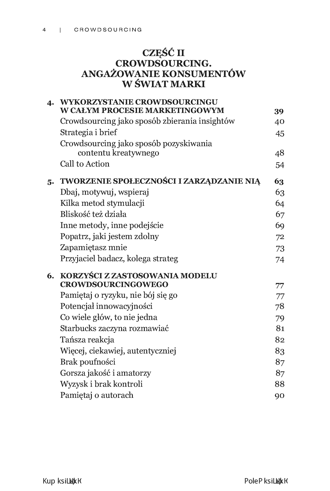 Fragment „Crowdsourcing. Jak angażować konsumentów w świat marek” — strona 4 z 14