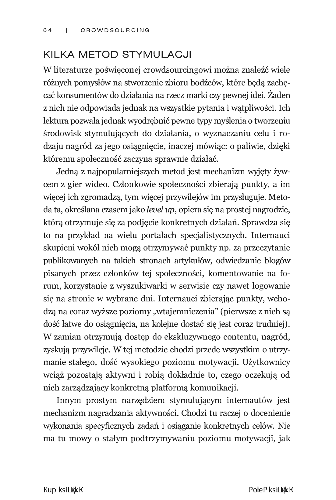 Fragment „Crowdsourcing. Jak angażować konsumentów w świat marek” — strona 8 z 14