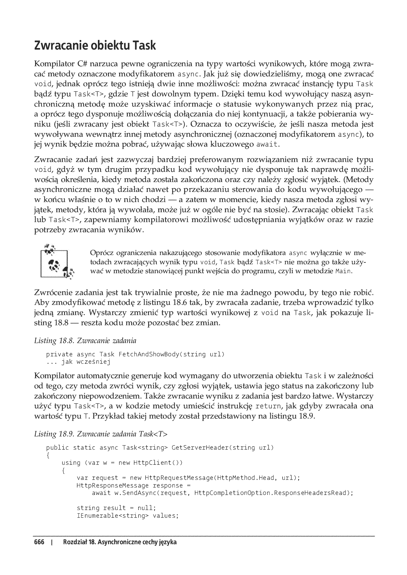 Fragment „C# 5.0. Programowanie. Tworzenie aplikacji Windows 8, internetowych oraz biurowych w .NET 4.5 Framework” — strona 24 z 30