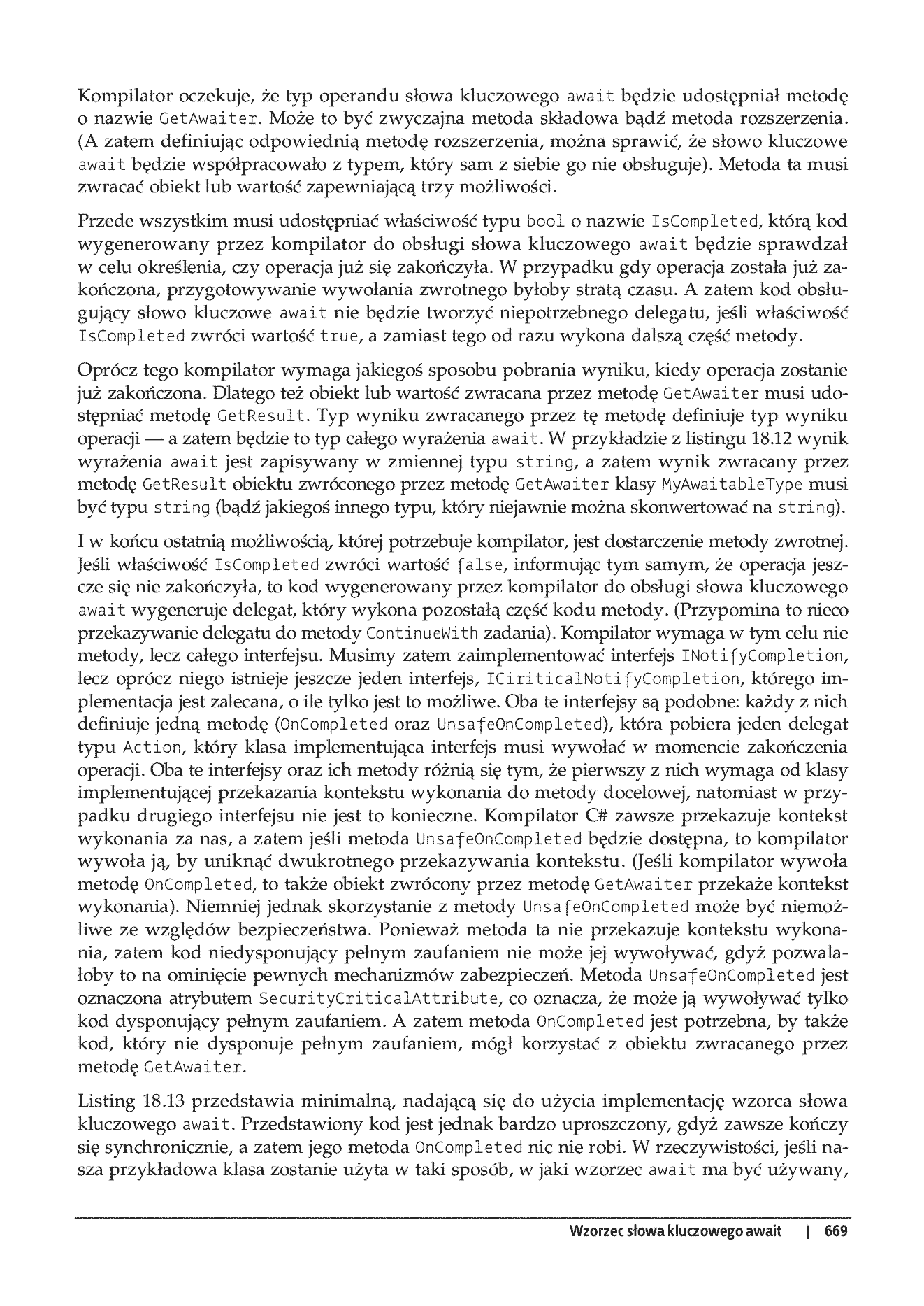 Fragment „C# 5.0. Programowanie. Tworzenie aplikacji Windows 8, internetowych oraz biurowych w .NET 4.5 Framework” — strona 27 z 30