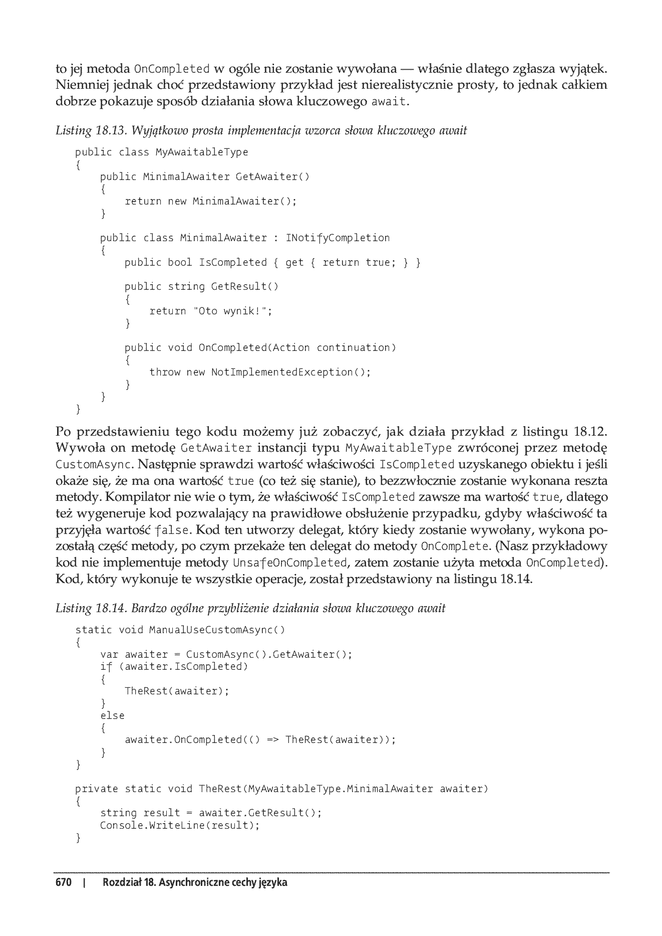 Fragment „C# 5.0. Programowanie. Tworzenie aplikacji Windows 8, internetowych oraz biurowych w .NET 4.5 Framework” — strona 28 z 30
