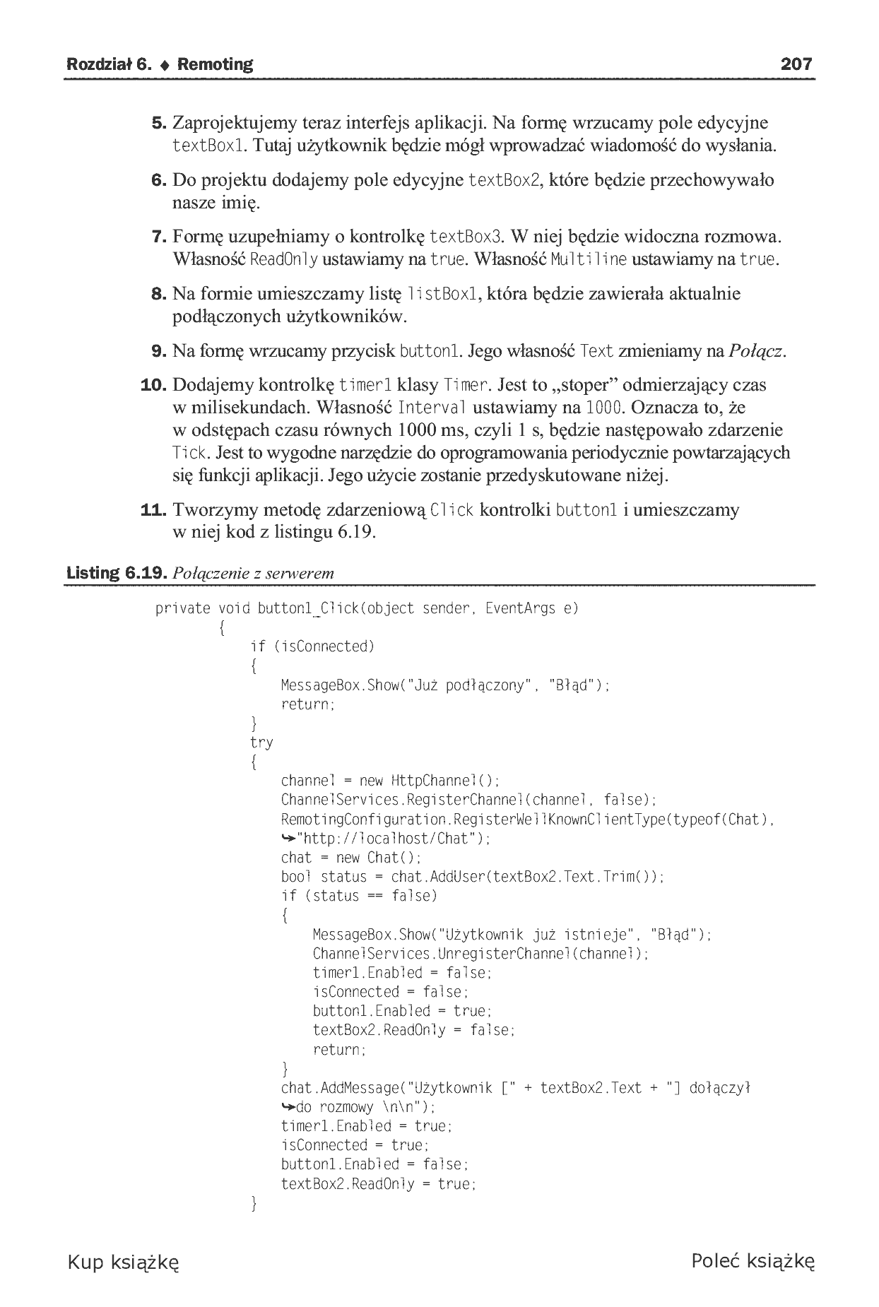 Fragment „C#. Tworzenie aplikacji sieciowych. Gotowe projekty” — strona 27 z 30