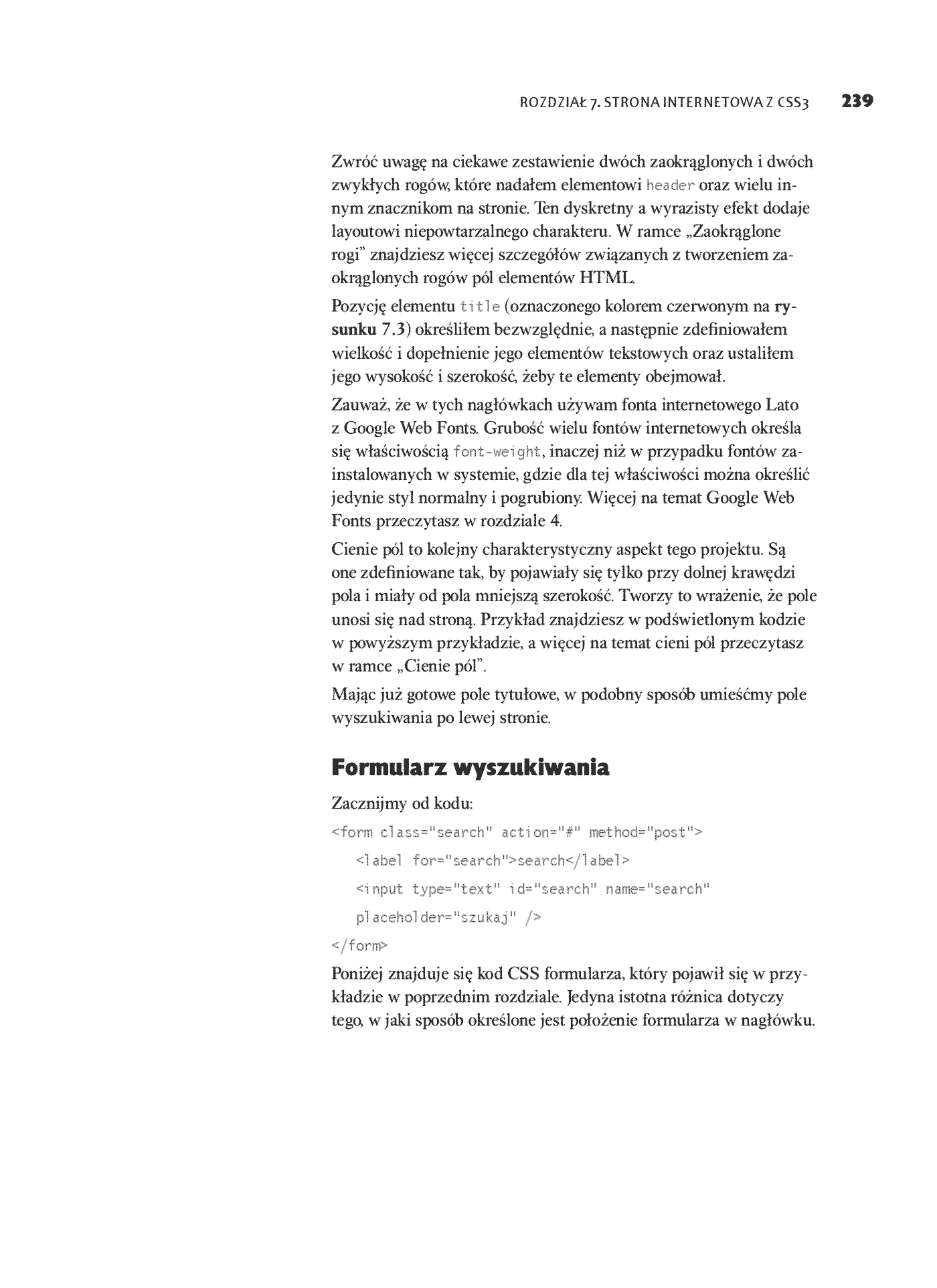 Fragment „CSS. Witryny internetowe szyte na miarę. Autorytety informatyki. Wydanie III” — strona 16 z 30
