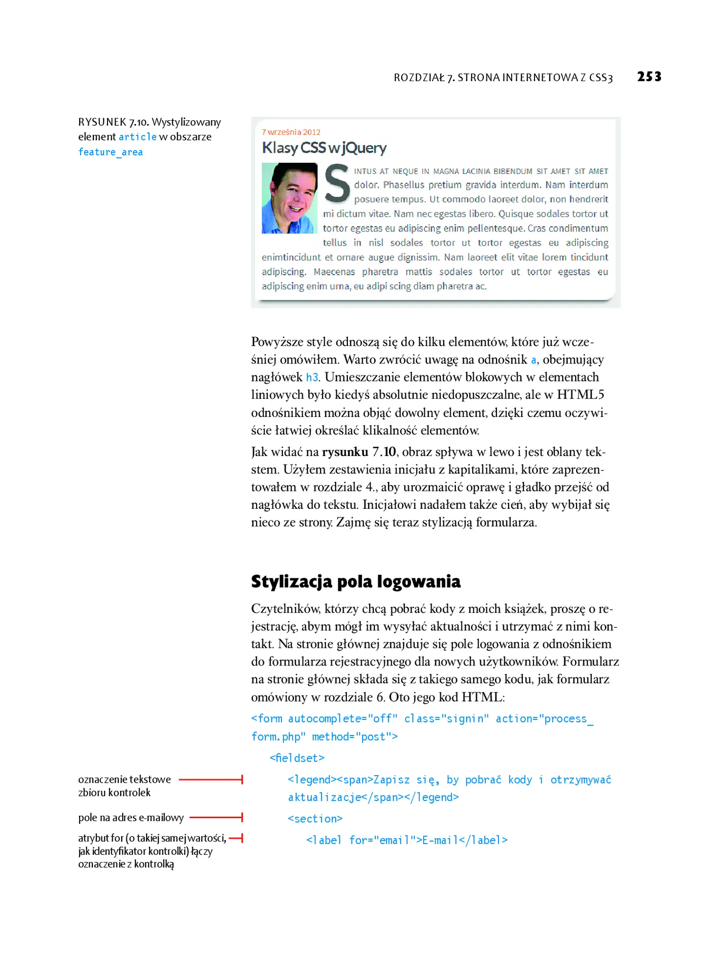 Fragment „CSS. Witryny internetowe szyte na miarę. Autorytety informatyki. Wydanie III” — strona 30 z 30