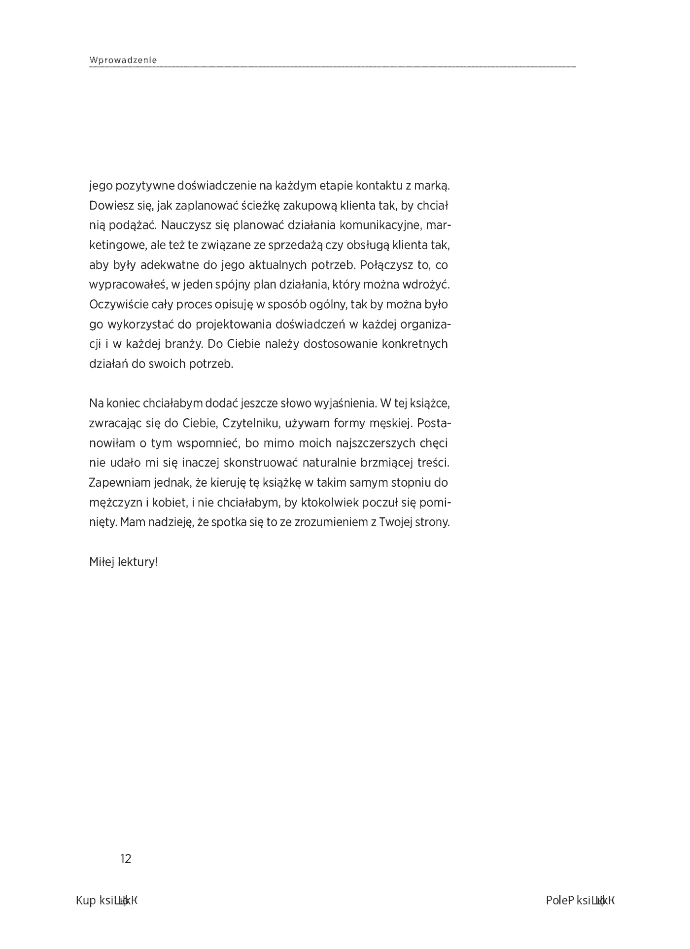 Fragment „Customer Experience Management. Moc pozytywnych doświadczeń na ścieżce Twojego klienta” — strona 12 z 16