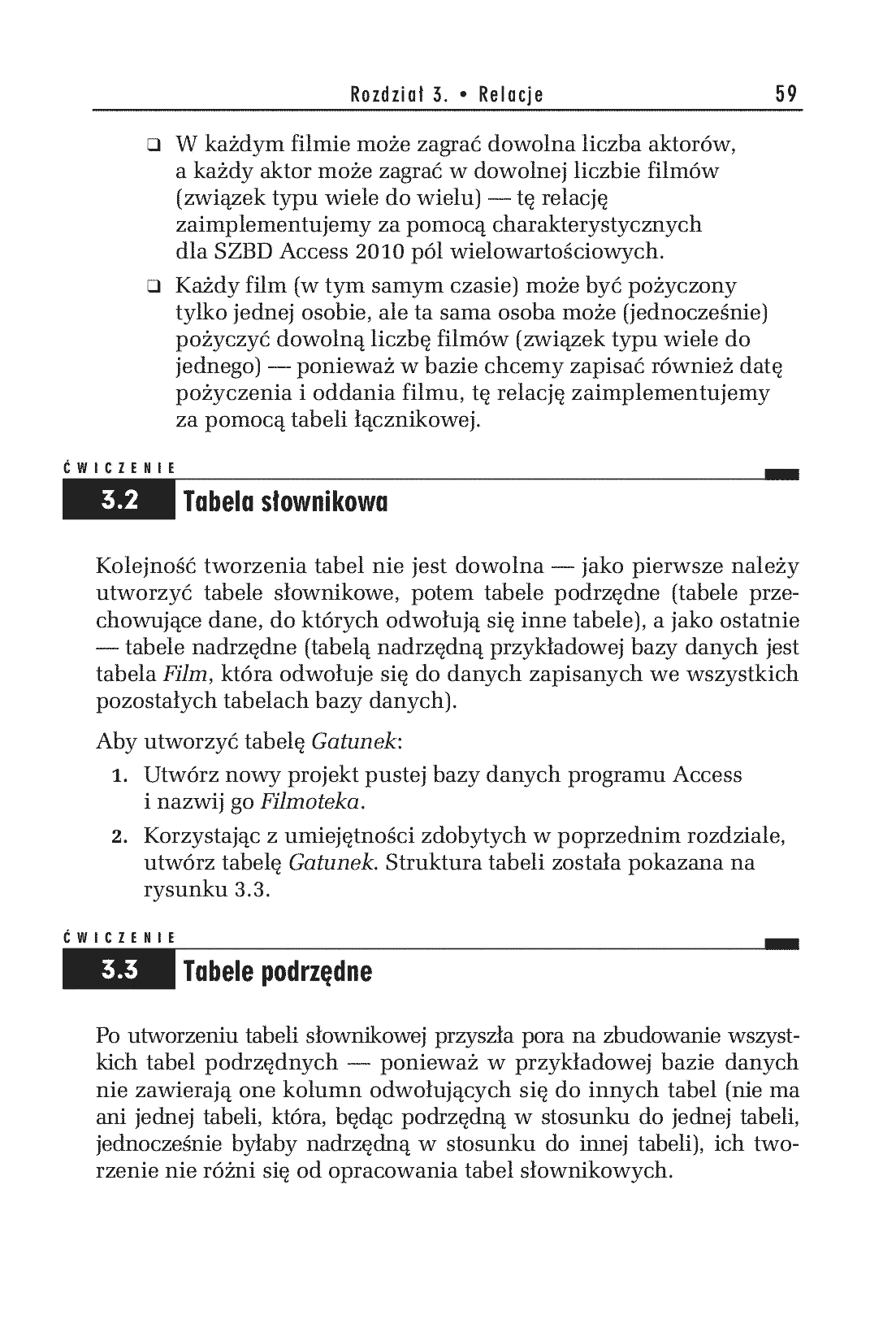 Fragment „Access 2010 PL. Ćwiczenia praktyczne” — strona 8 z 23