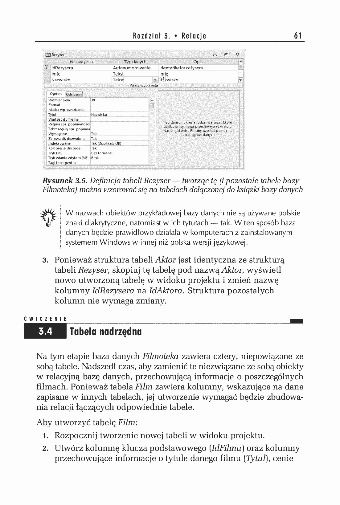 Fragment „Access 2010 PL. Ćwiczenia praktyczne” — strona 10 z 23