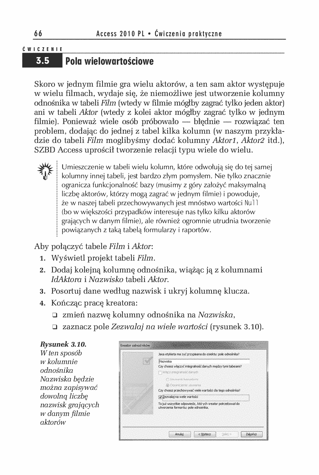 Fragment „Access 2010 PL. Ćwiczenia praktyczne” — strona 15 z 23