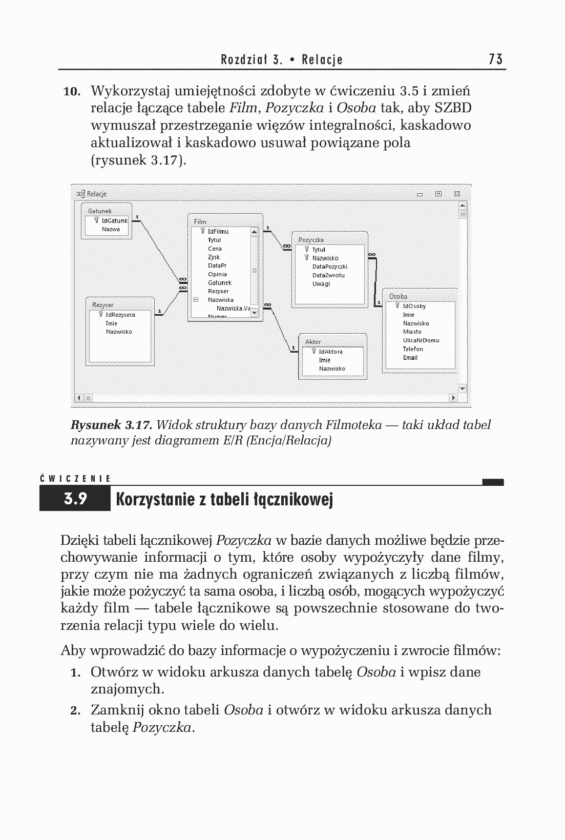 Fragment „Access 2010 PL. Ćwiczenia praktyczne” — strona 22 z 23