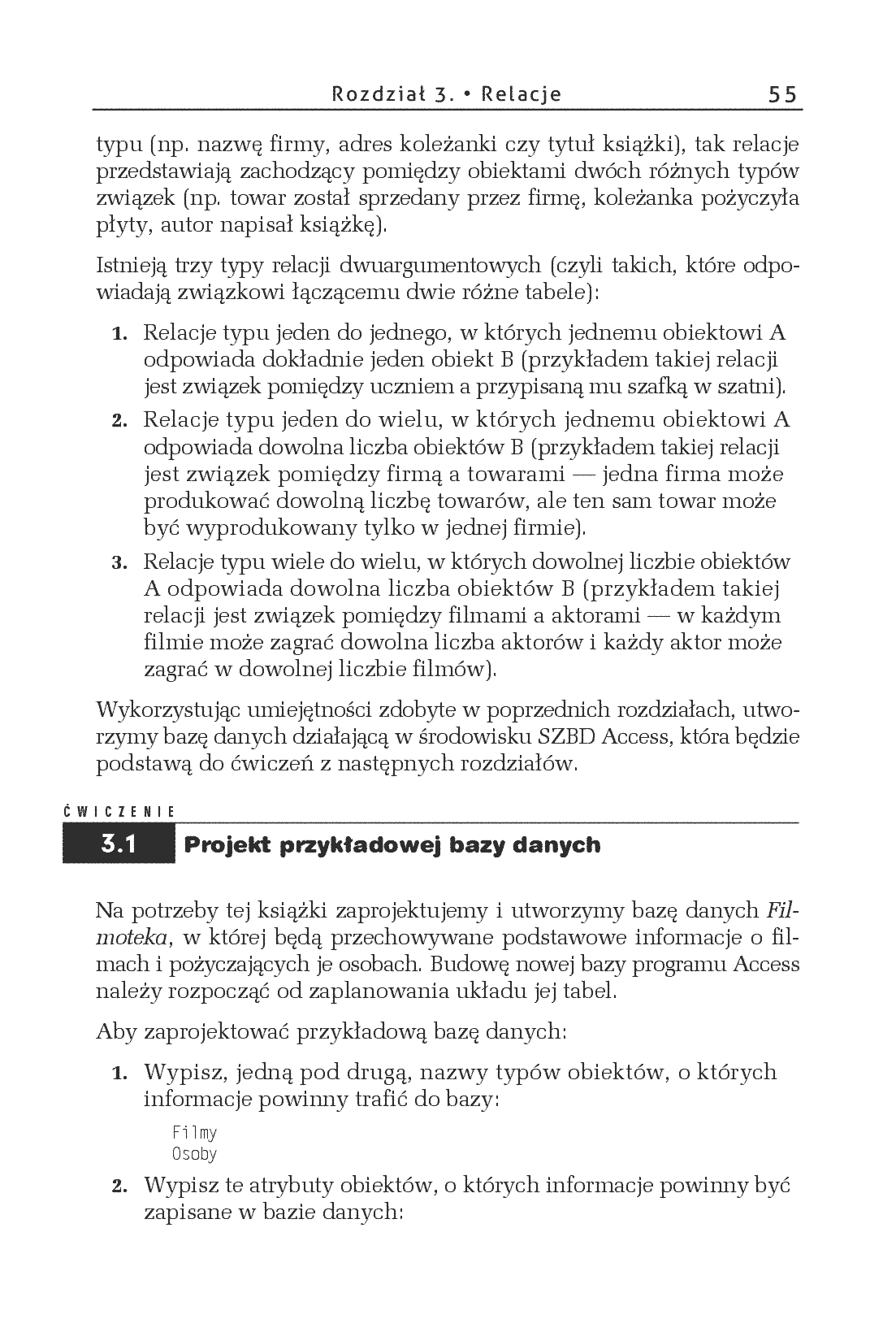 Fragment „Access 2016 PL. Ćwiczenia praktyczne” — strona 7 z 28