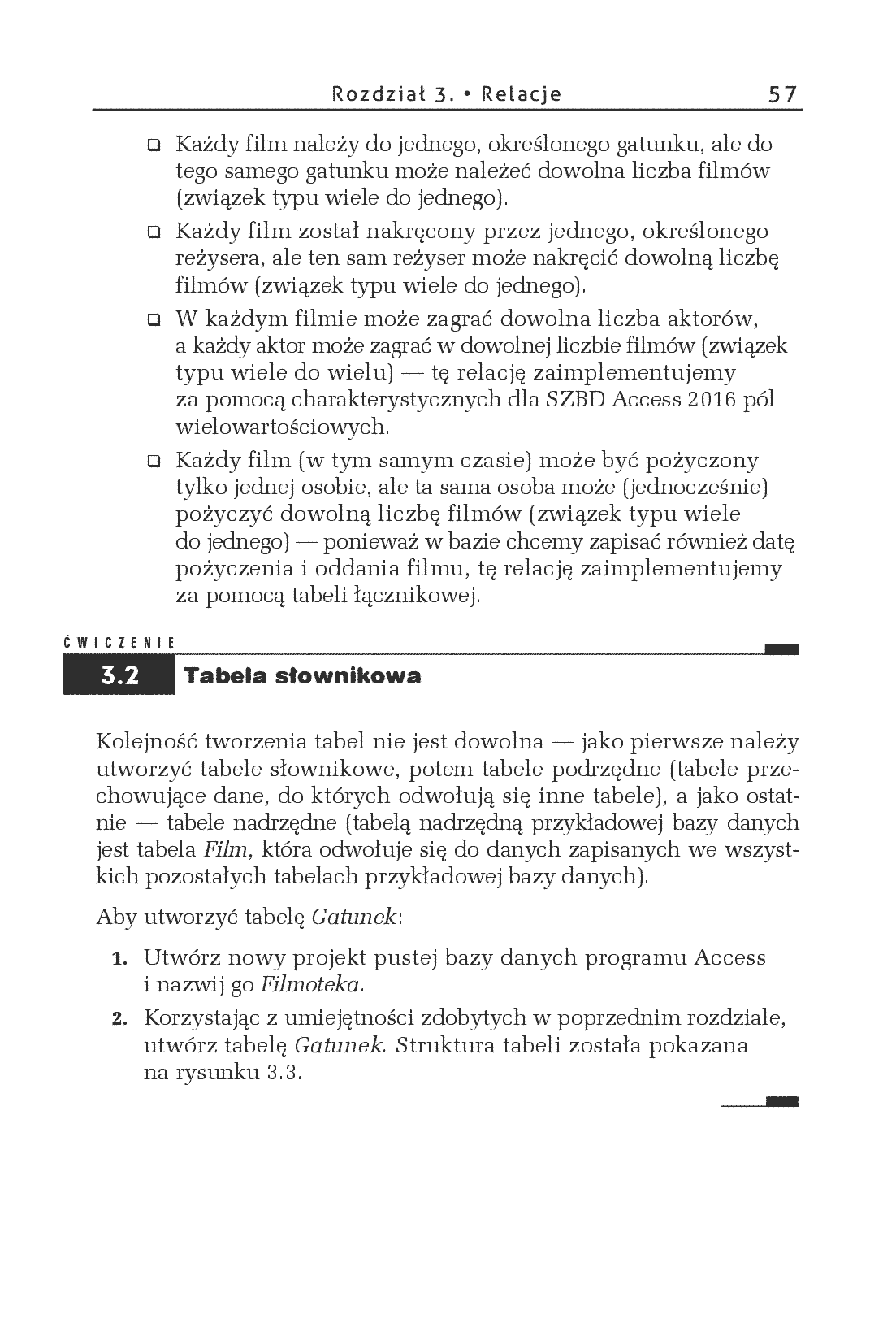 Fragment „Access 2016 PL. Ćwiczenia praktyczne” — strona 9 z 28