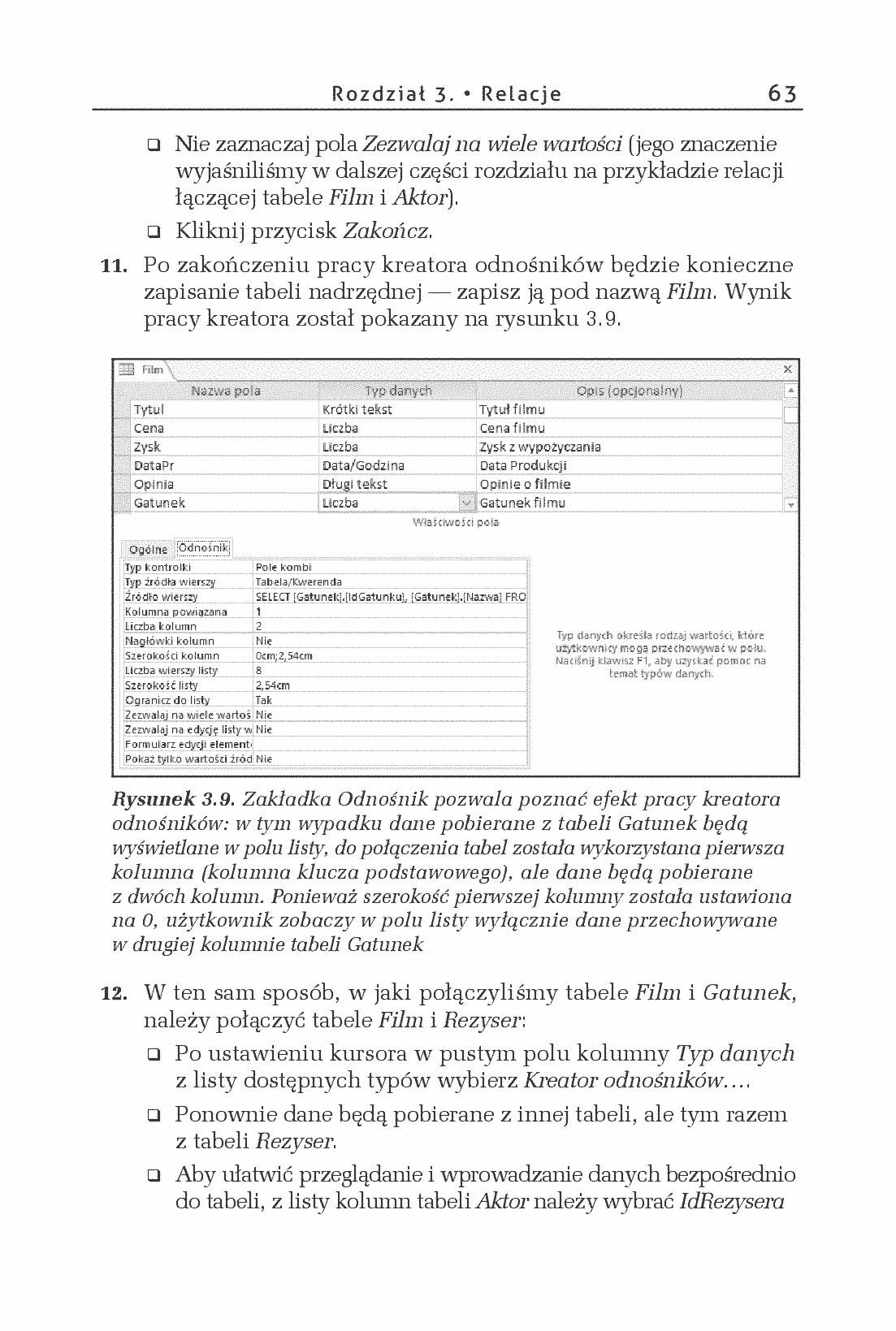 Fragment „Access 2016 PL. Ćwiczenia praktyczne” — strona 15 z 28