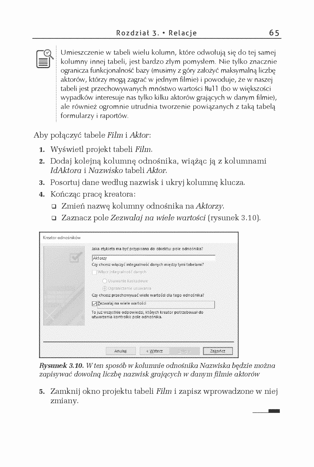 Fragment „Access 2016 PL. Ćwiczenia praktyczne” — strona 17 z 28