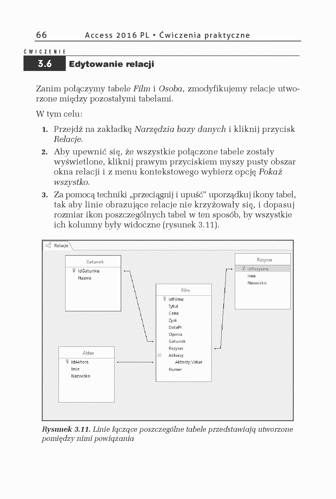 Fragment „Access 2016 PL. Ćwiczenia praktyczne” — strona 18 z 28