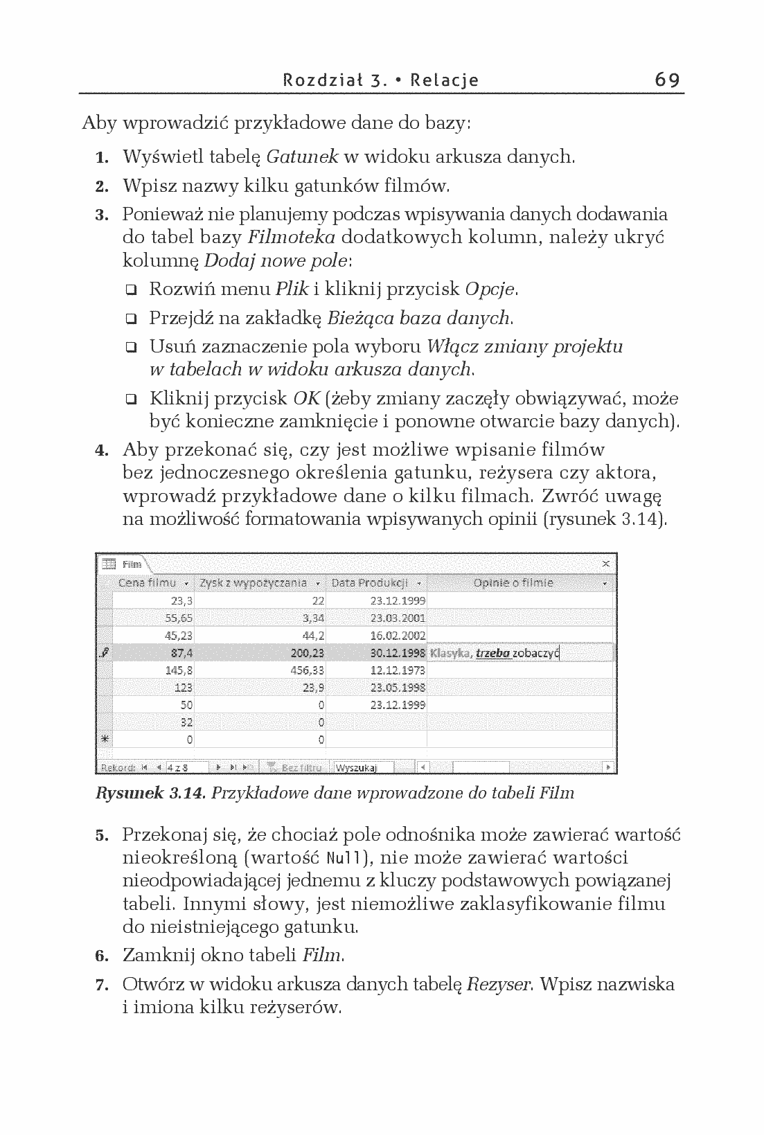 Fragment „Access 2016 PL. Ćwiczenia praktyczne” — strona 21 z 28