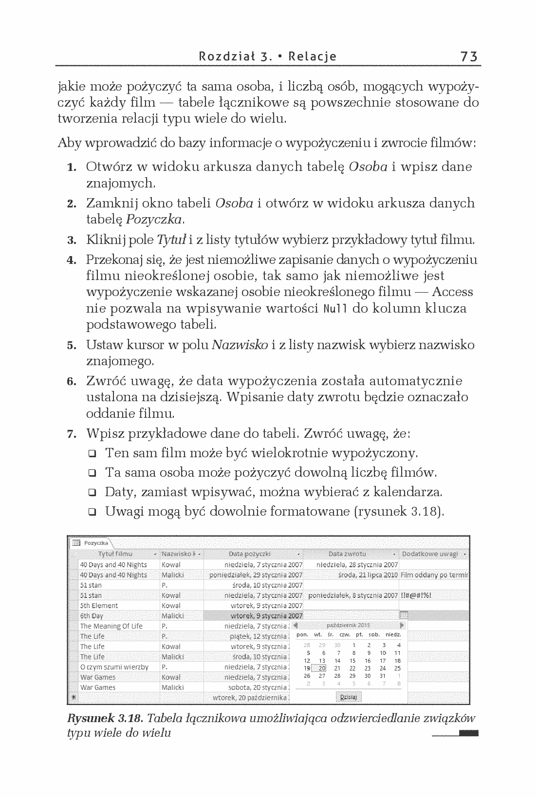 Fragment „Access 2016 PL. Ćwiczenia praktyczne” — strona 25 z 28