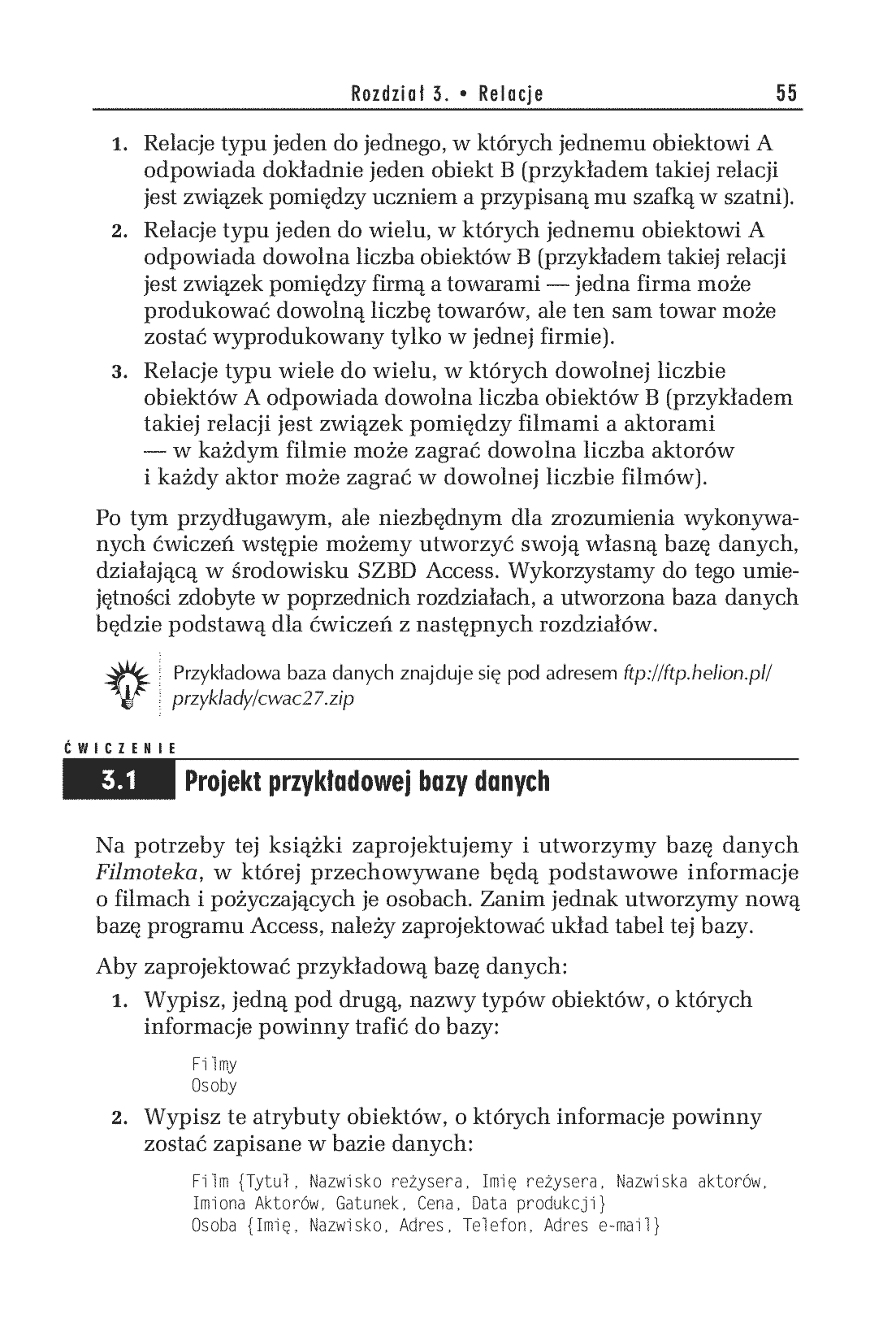 Fragment „Access 2007 PL. Ćwiczenia praktyczne” — strona 5 z 24