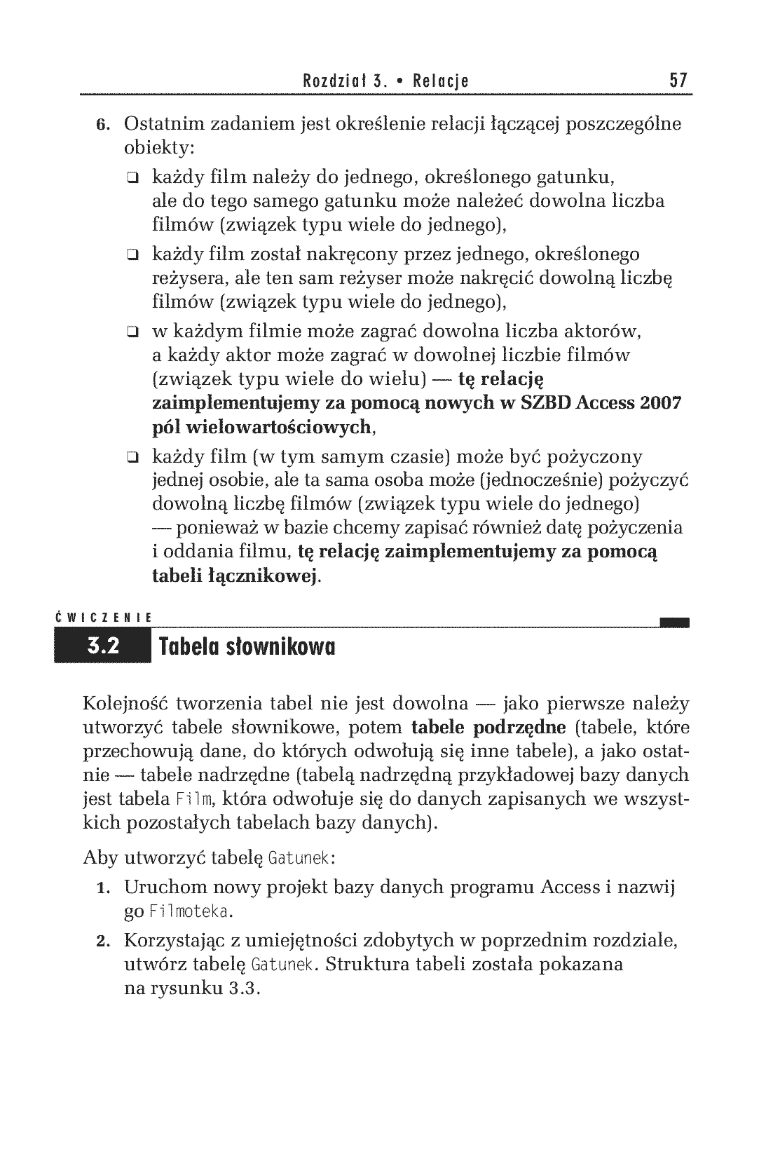 Fragment „Access 2007 PL. Ćwiczenia praktyczne” — strona 7 z 24