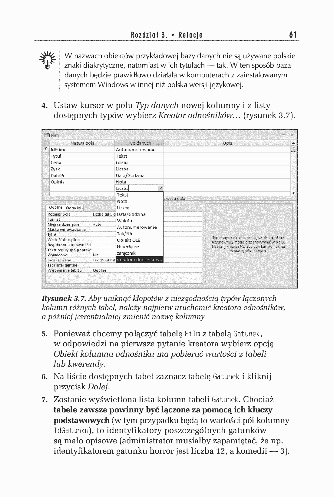 Fragment „Access 2007 PL. Ćwiczenia praktyczne” — strona 11 z 24