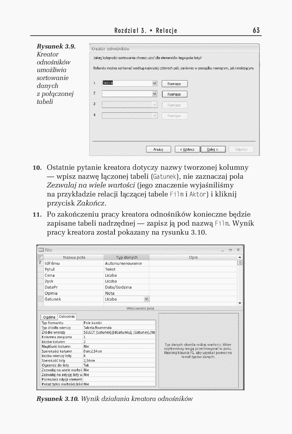 Fragment „Access 2007 PL. Ćwiczenia praktyczne” — strona 13 z 24