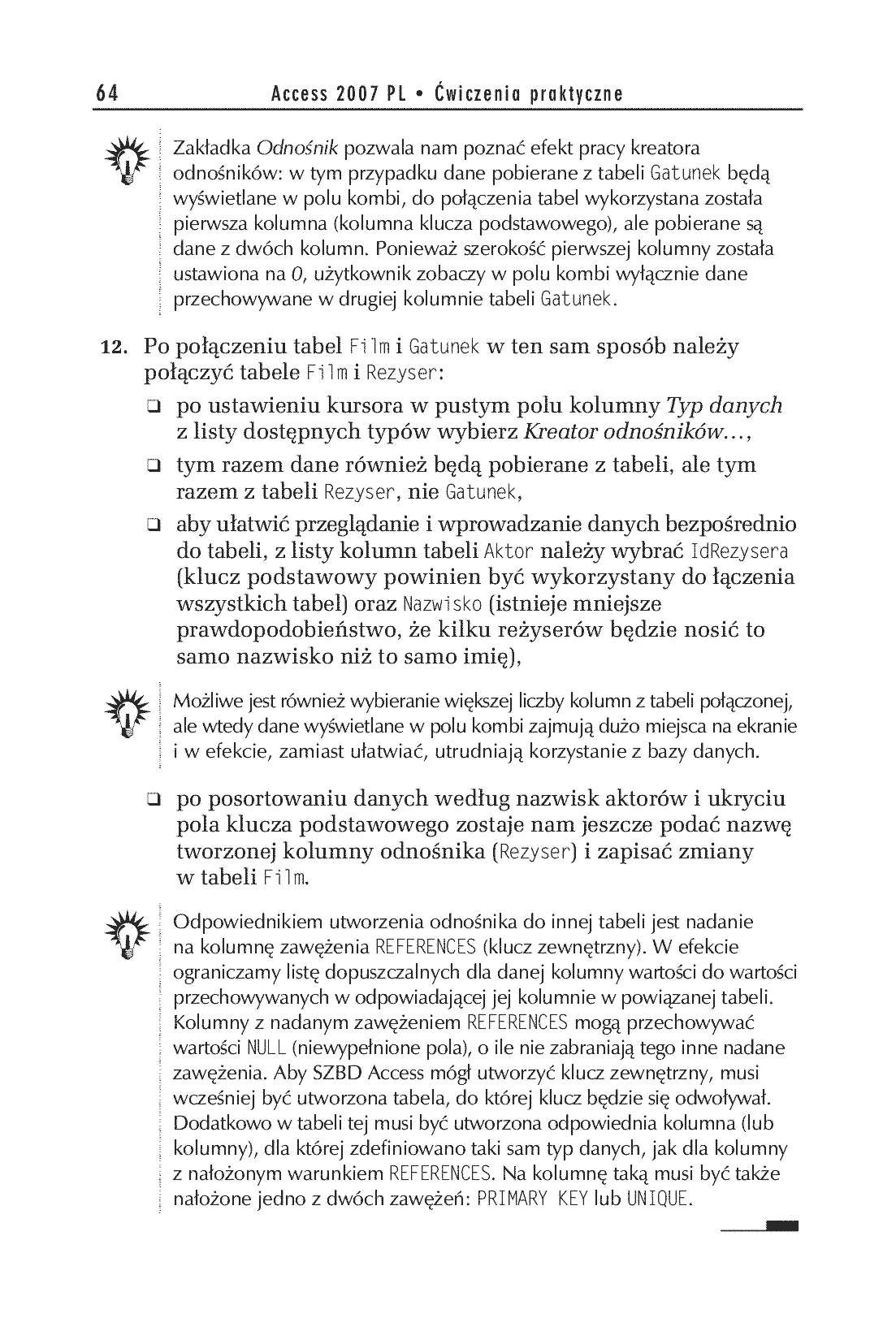 Fragment „Access 2007 PL. Ćwiczenia praktyczne” — strona 14 z 24