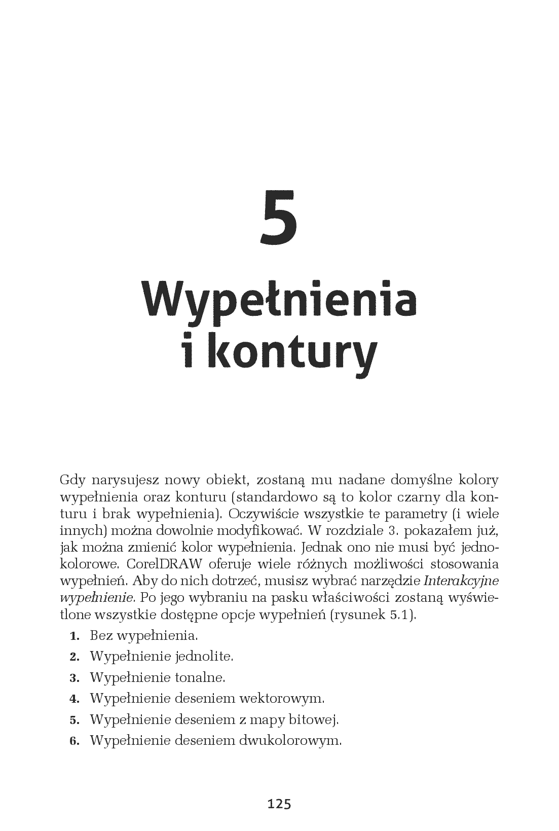 Fragment „CorelDRAW 2018 PL. Ćwiczenia praktyczne” — strona 5 z 30
