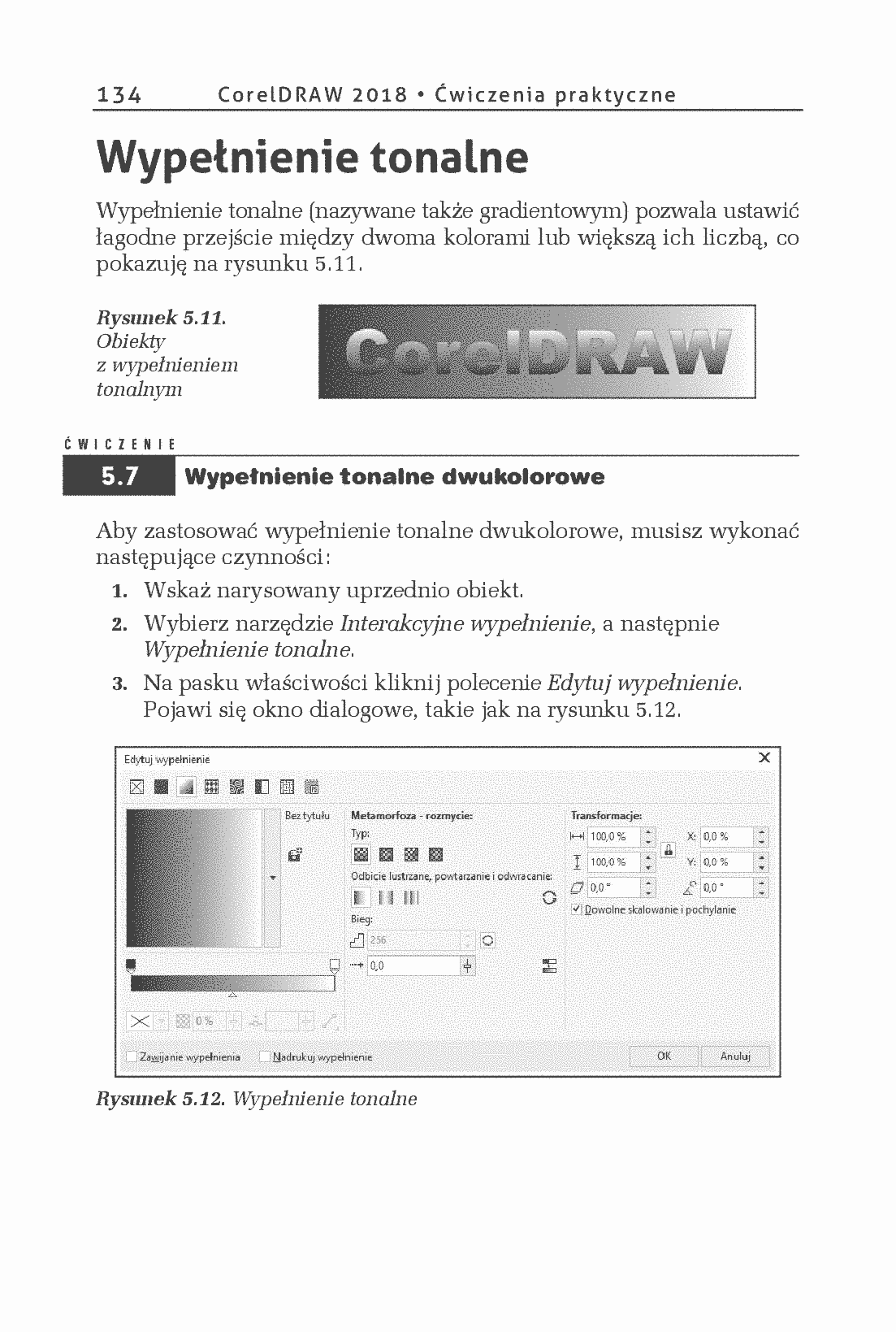 Fragment „CorelDRAW 2018 PL. Ćwiczenia praktyczne” — strona 14 z 30