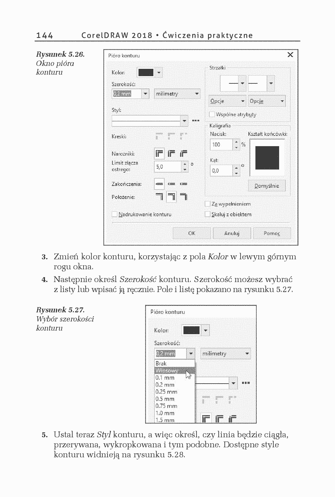 Fragment „CorelDRAW 2018 PL. Ćwiczenia praktyczne” — strona 24 z 30