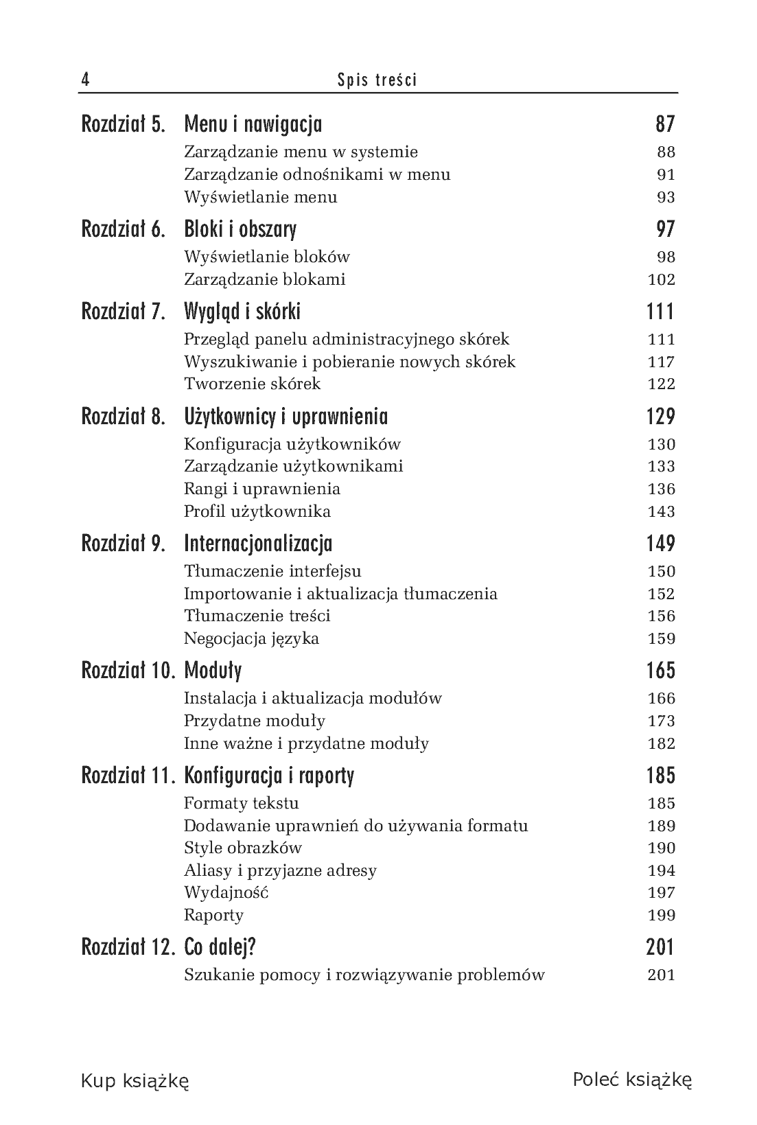 Fragment „Drupal 7. Ćwiczenia praktyczne” — strona 4 z 19