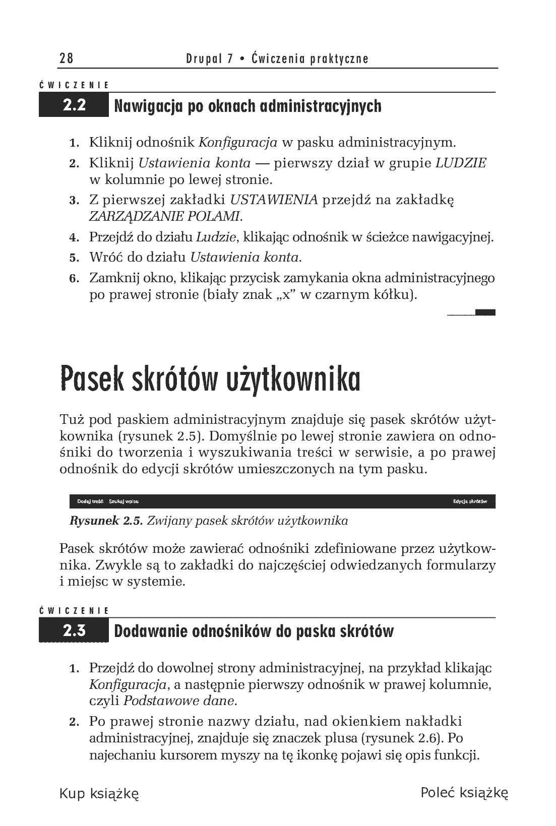 Fragment „Drupal 7. Ćwiczenia praktyczne” — strona 10 z 19
