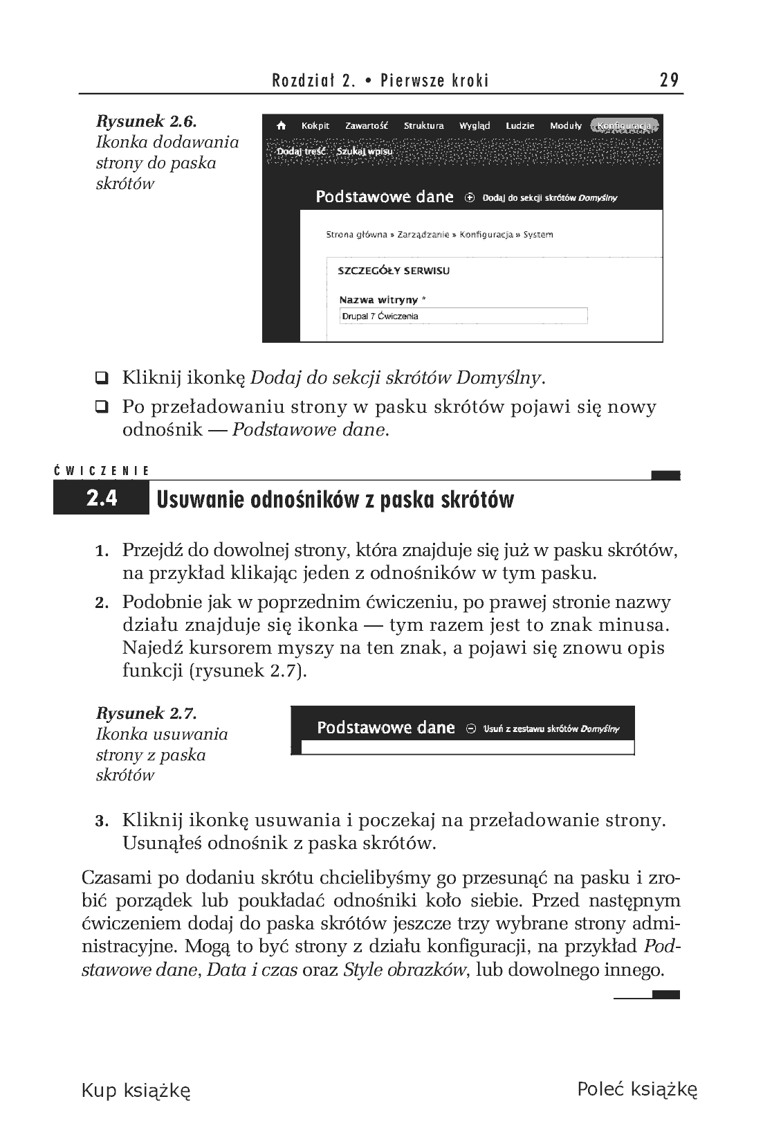 Fragment „Drupal 7. Ćwiczenia praktyczne” — strona 11 z 19