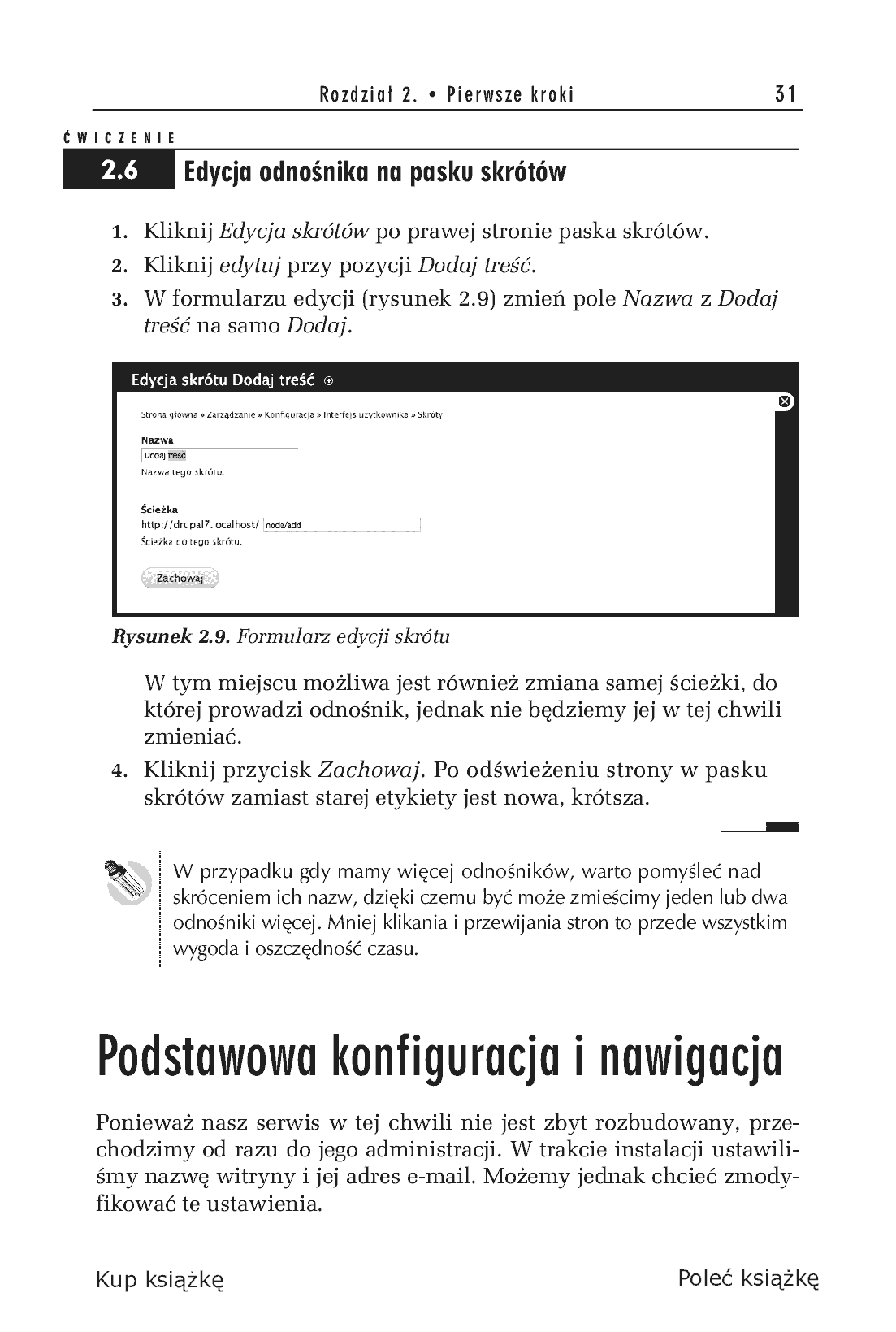 Fragment „Drupal 7. Ćwiczenia praktyczne” — strona 13 z 19